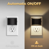 Load image into Gallery viewer, LED Night Light[2 Pack], Night Lights Plug into Wall, 3 Level Brightness Adjustable Plug in Night Light, Dusk to Dawn Sensor, Nightlights for Adults, Bedroom, Bathroom, Hallway, 3000K